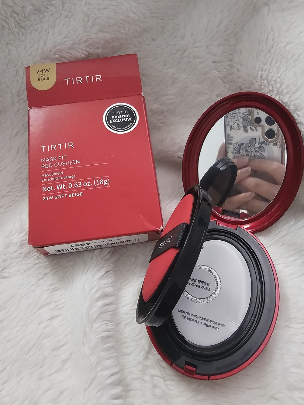 TIRTIR - Red Cushion Mask Fit Foundation - 24W Soft Beige